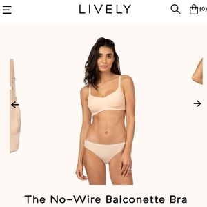 Lively No Wire Balconette Bra